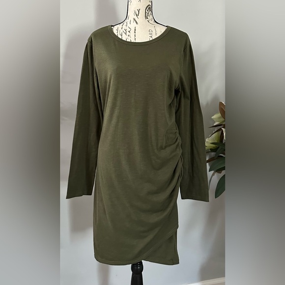 BTFBM Dresses & Skirts - 🌷Olive Green Long Sleeve Dress 🌷